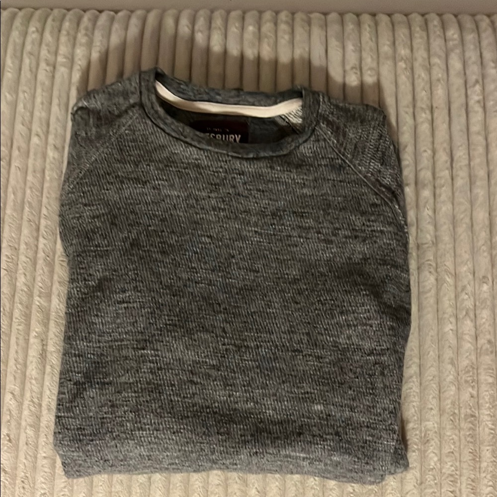 Men's Charcoal Crewneck Sweater